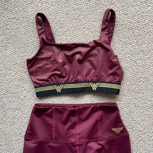 Eleven by Venus Burgundy Wonder Woman set